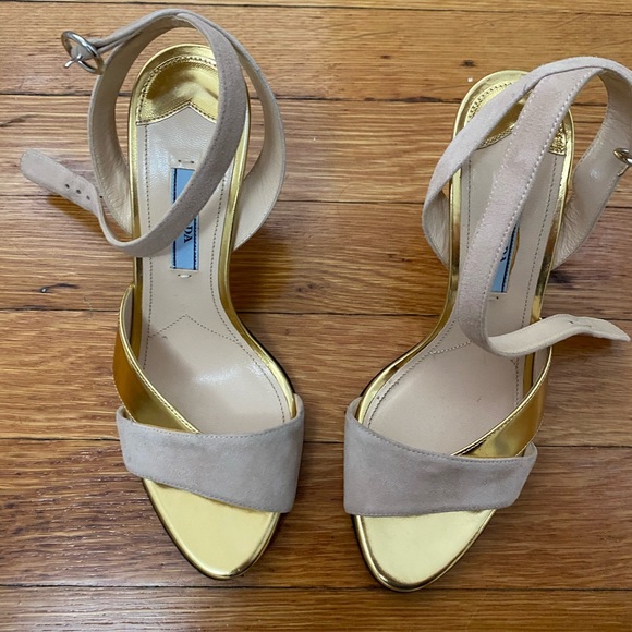 Prada Suede Sandals - Picture 1 of 3